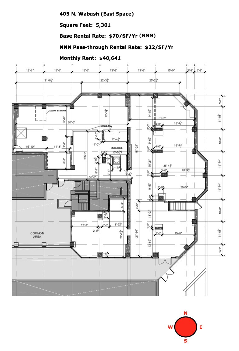 Cbre Inc 405 N Wabash Ave Loft Creative Space Chicago Il