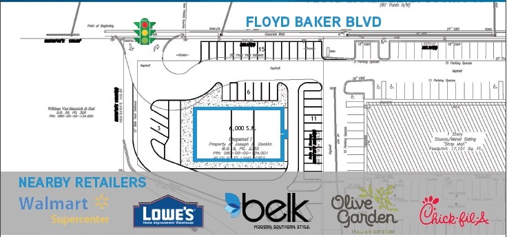 1411 w floyd baker blvd gaffney sc 29341 retail for lease on walmart gaffney sc