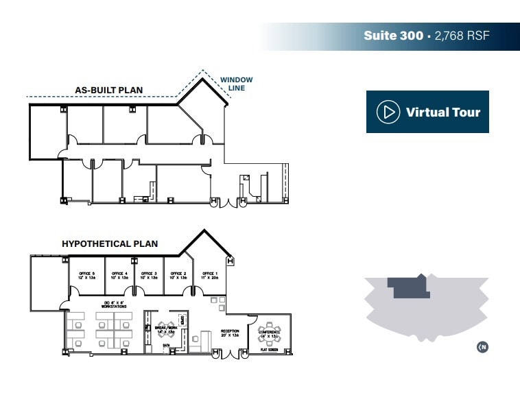 8880 Rio San Diego Dr, San Diego, CA for lease Floor Plan- Image 1 of 6