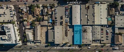 138 N San Fernando Rd, Los Angeles, CA - AERIAL  map view - Image1
