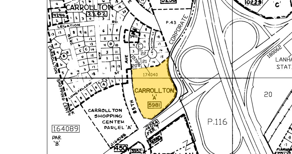 8500 Annapolis Rd, New Carrollton, MD for lease - Plat Map - Image 2 of 11