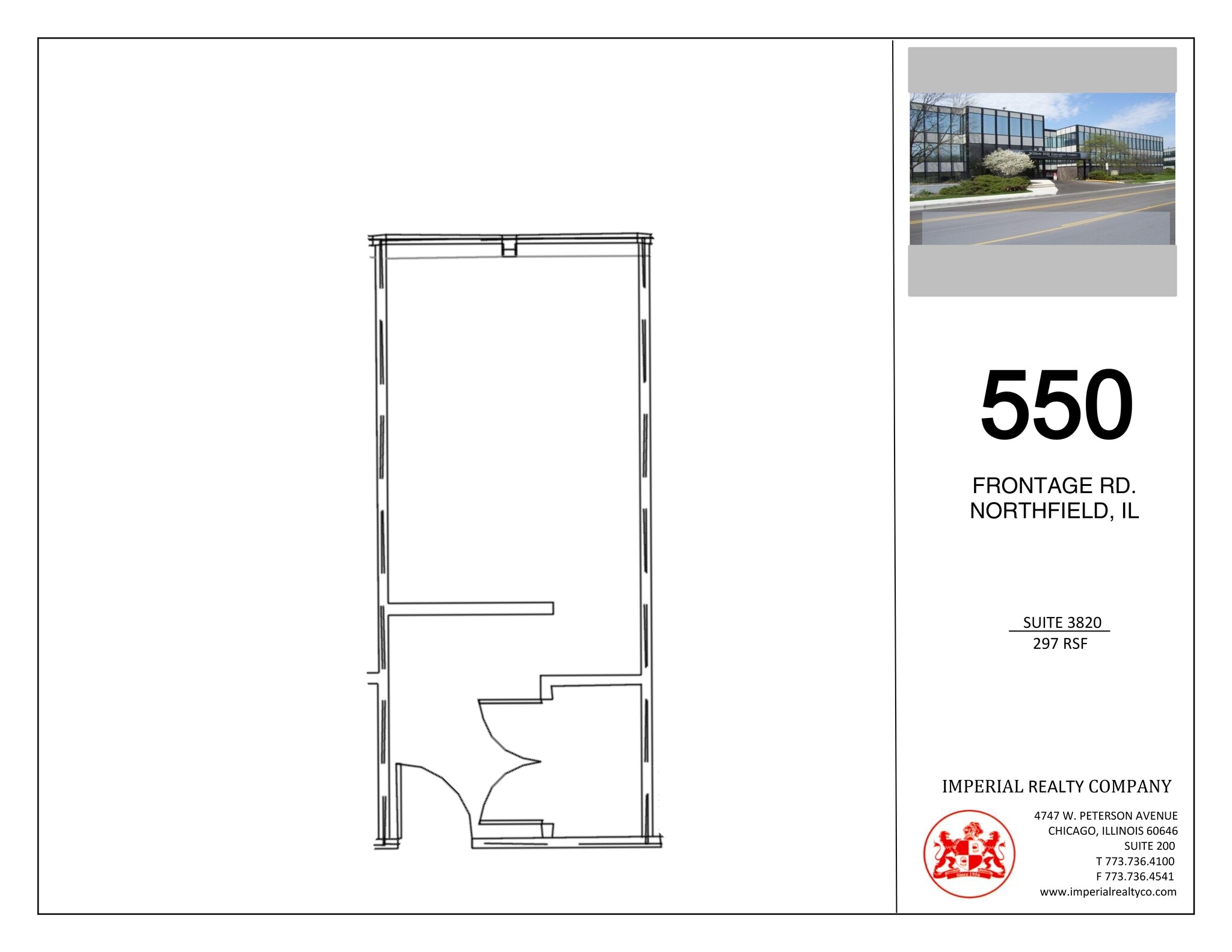 540-550 W Frontage Rd, Northfield, IL for lease Site Plan- Image 1 of 3