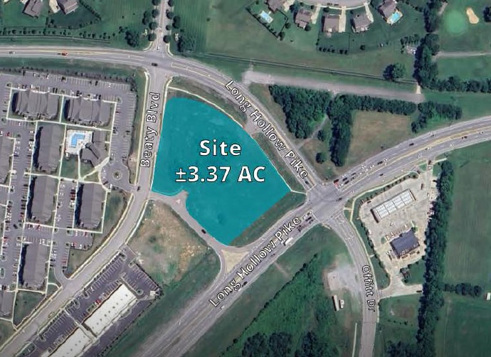 1113 Long Hollow Pike, Gallatin, TN for sale - Aerial - Image 1 of 3