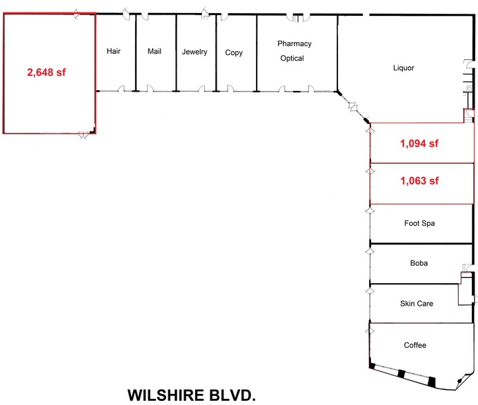 8300-8328 Wilshire Blvd, Beverly Hills, CA for lease - Site Plan - Image 1 of 1