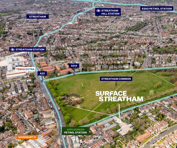 6 Streatham Cmn S, London for lease - Aerial - Image 2 of 5