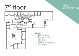 1800 N Highland Ave, Los Angeles, CA for lease Floor Plan- Image 1 of 1
