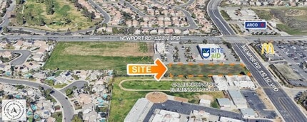 SWQ Newport Rd, Menifee, CA - AERIAL map view