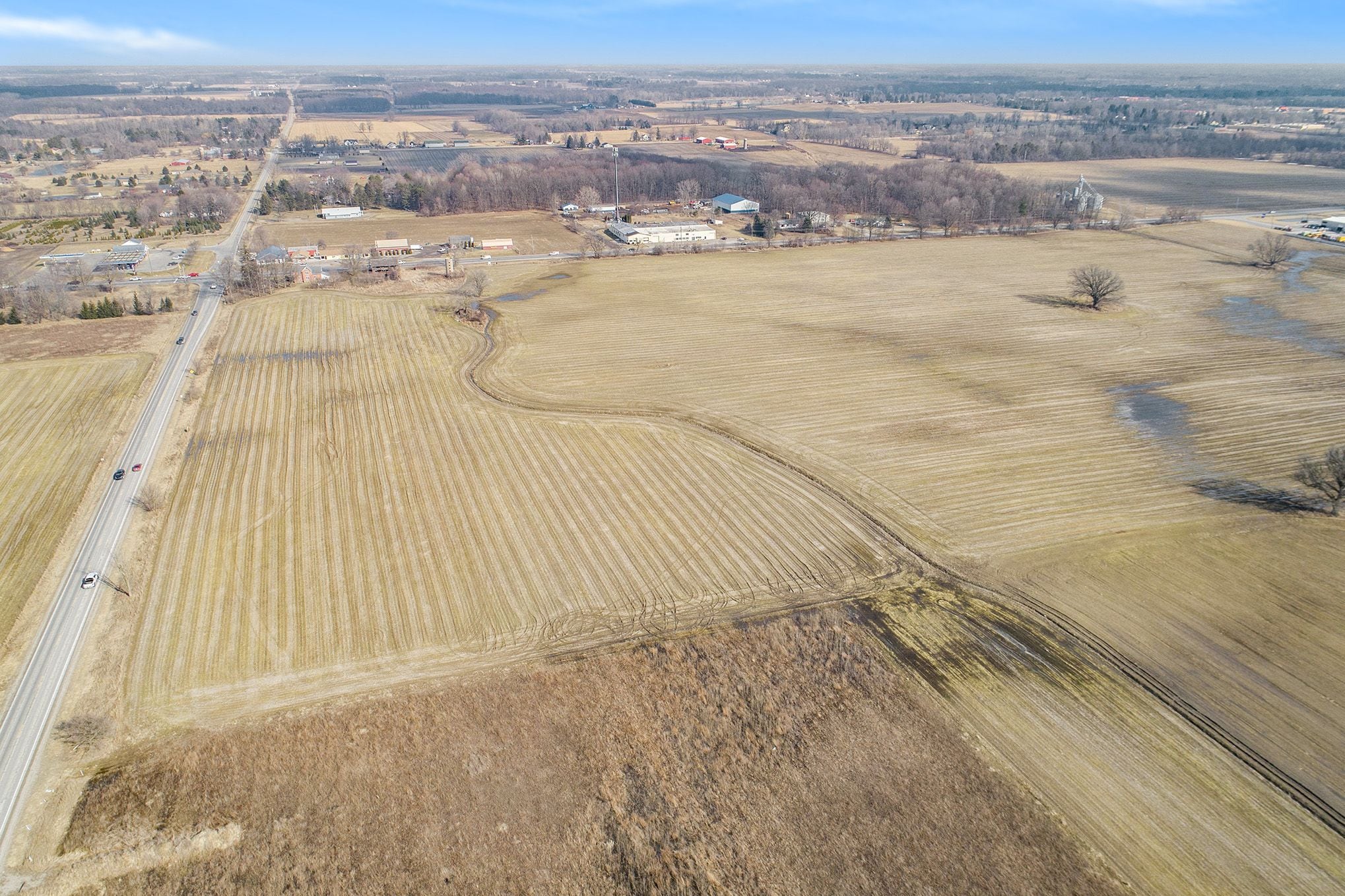 Van Dyke Rd & Dryden Rd, Almont, MI for sale Aerial- Image 1 of 1