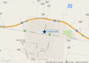 201 Kent St, Merkel, TX - AERIAL  map view