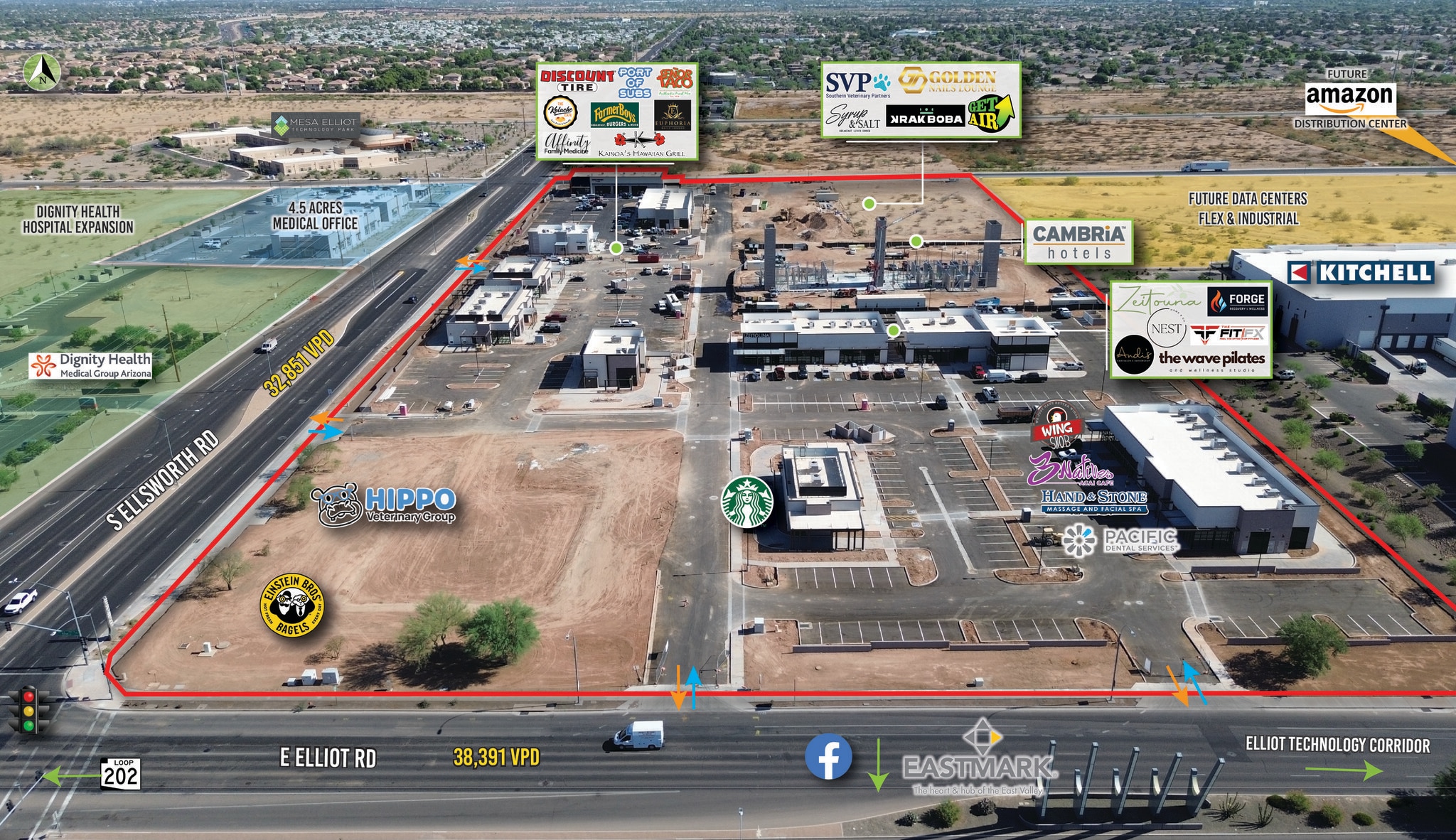 NEC Ellsworth & Elliot Rd, Mesa, AZ for lease Interior Photo- Image 1 of 1