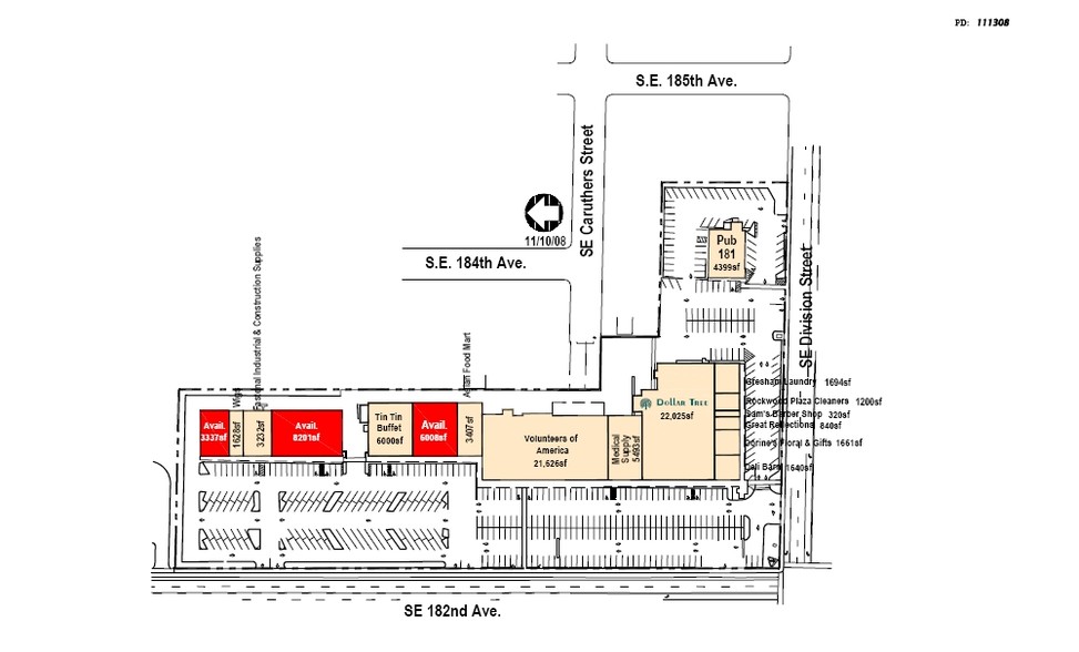 2190-2434 SE 182nd Ave, Gresham, OR for lease - Site Plan - Image 2 of 3