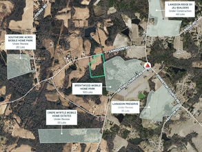 Langdon Road, Angier, NC - AERIAL  map view