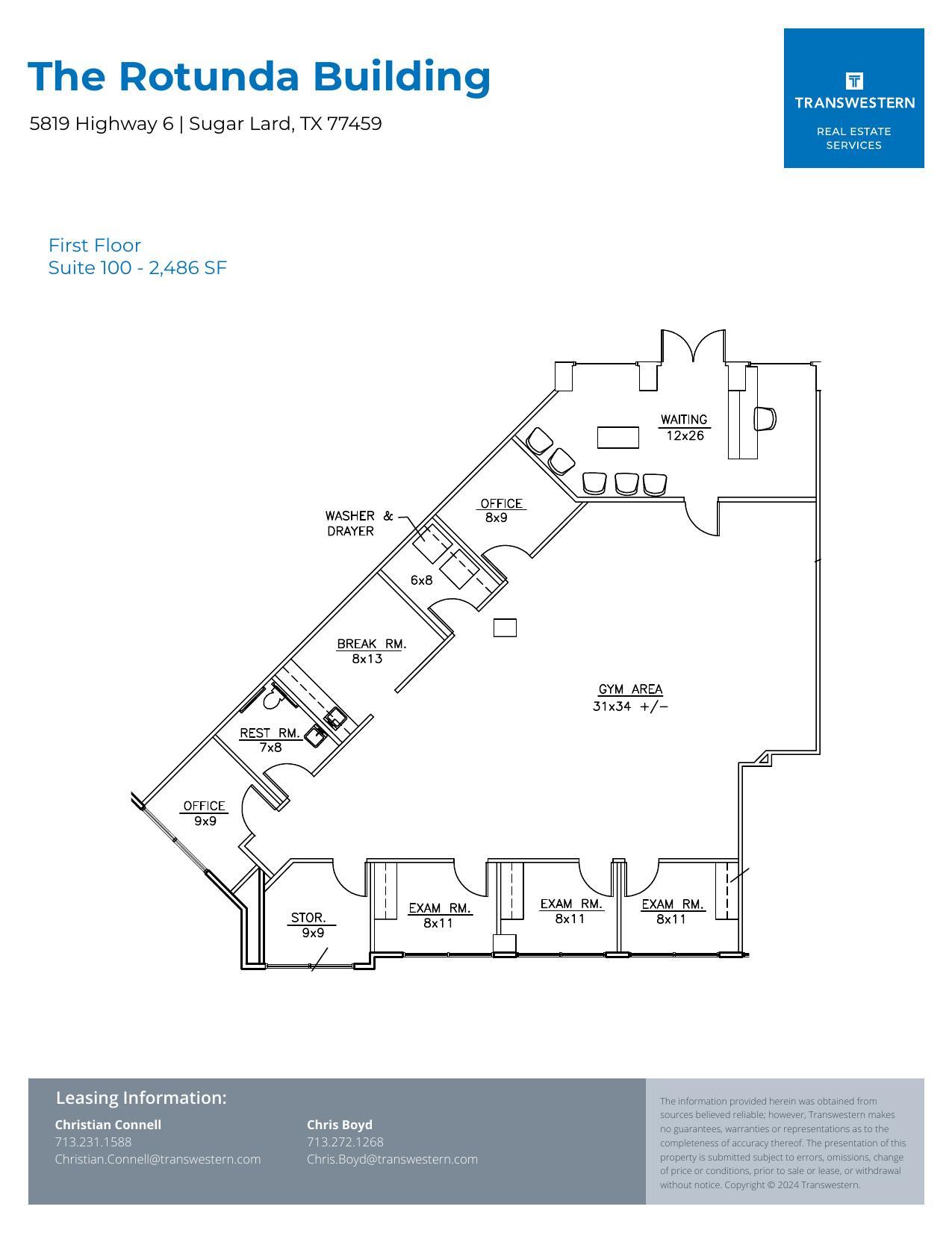 5819 Hwy 6, Missouri City, TX for lease Floor Plan- Image 1 of 1
