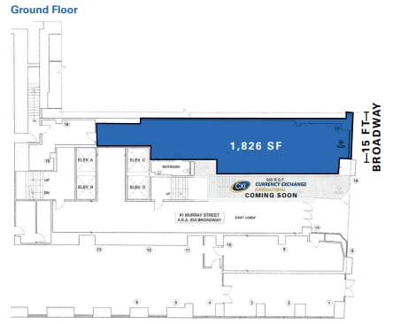 251-256 Broadway, New York, NY for lease Floor Plan- Image 1 of 1