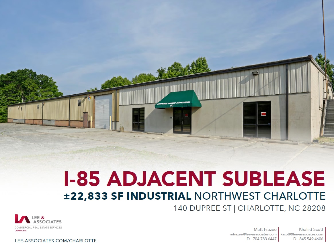 140 Dupree St, Charlotte, NC for lease Building Photo- Image 1 of 4
