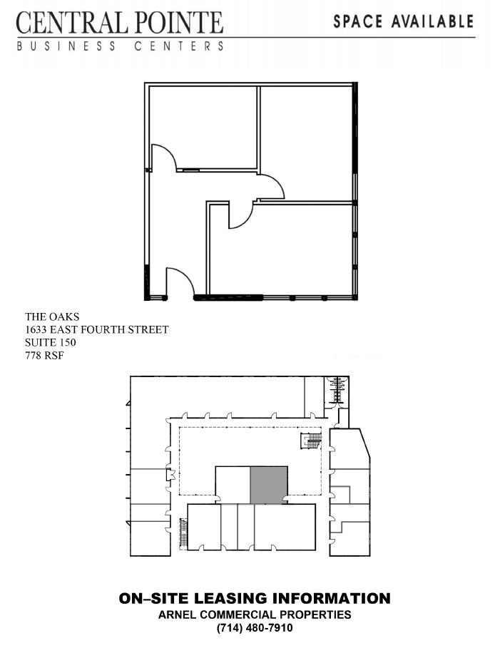 1633 E 4th St, Santa Ana, CA for lease Floor Plan- Image 1 of 1