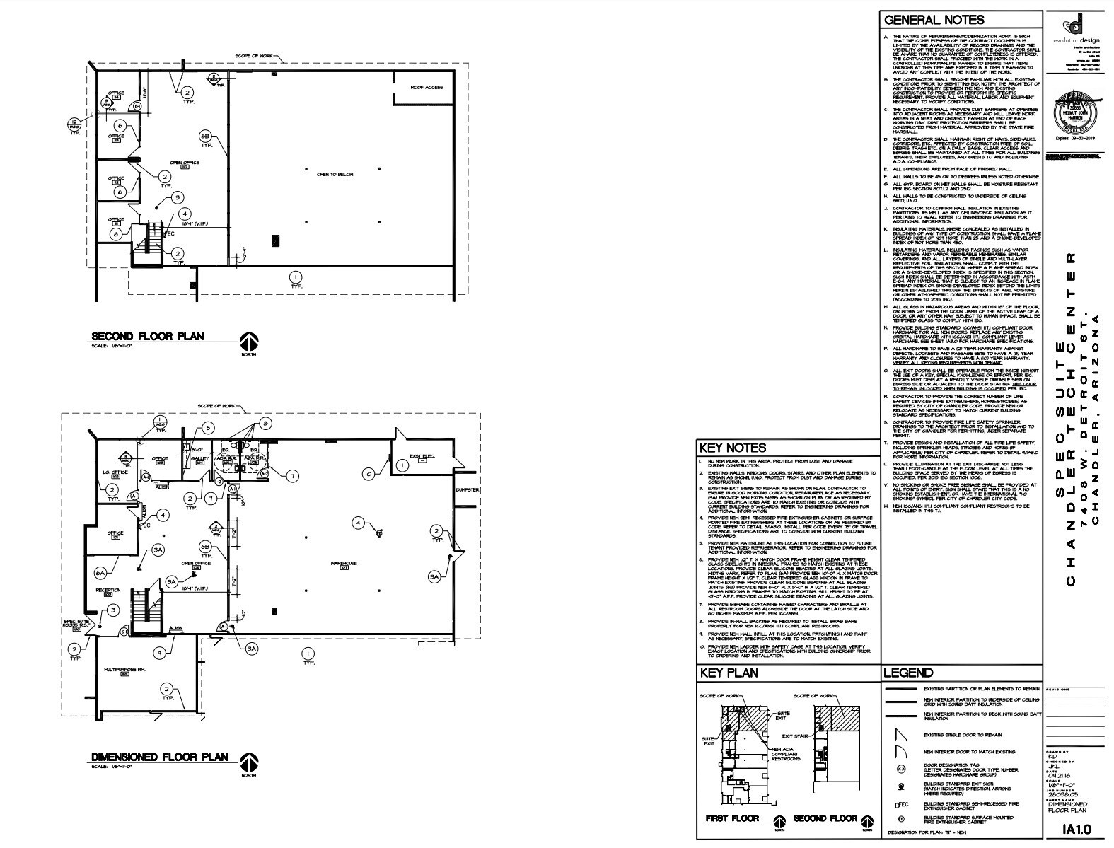 7400 W Detroit St, Chandler, AZ for lease Floor Plan- Image 1 of 1