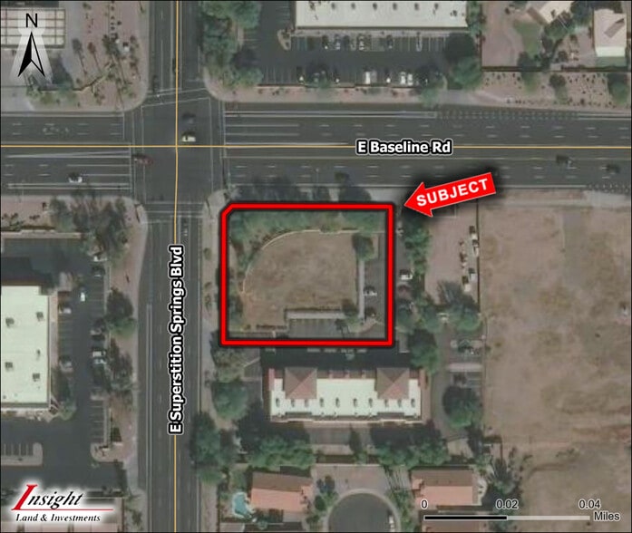 SUPERSTITION SPRINGS Blvd, Mesa, AZ for sale - Aerial - Image 1 of 3