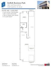 2901 Suffolk Dr, Fort Worth, TX for lease Floor Plan- Image 2 of 2