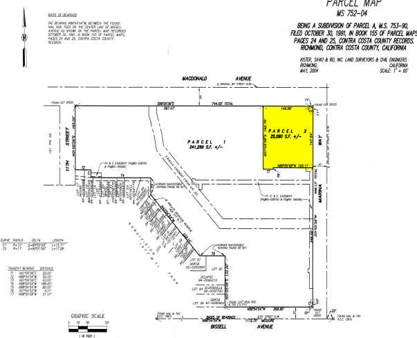 1100-1170 MacDonald Ave, Richmond, CA for lease - Plat Map - Image 2 of 8