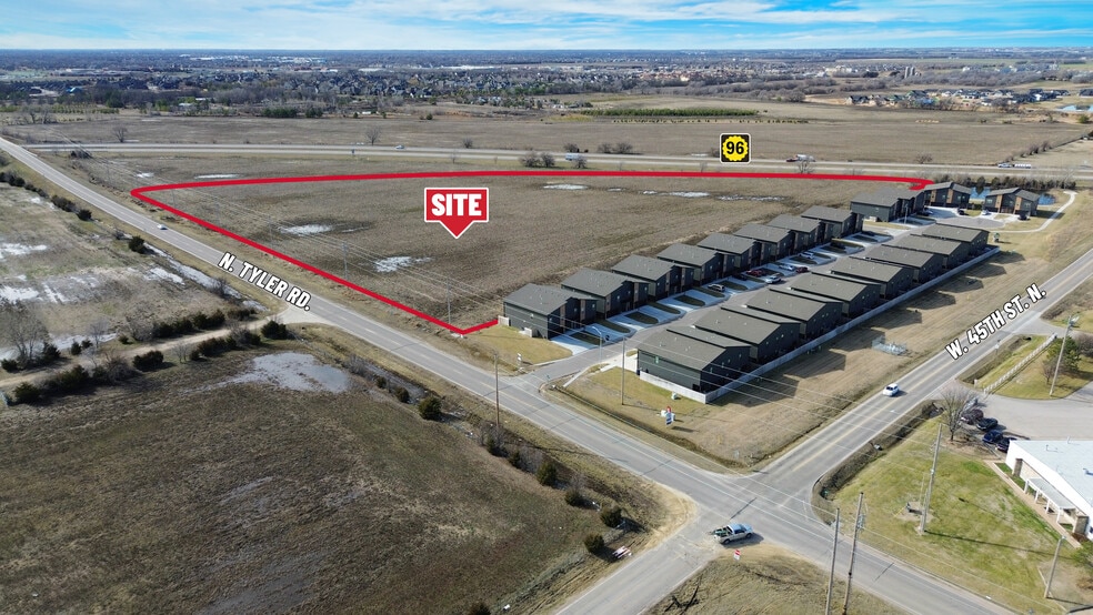 45th St. & Tyler Rd. S. of SWc, Maize, KS for sale - Aerial - Image 1 of 2