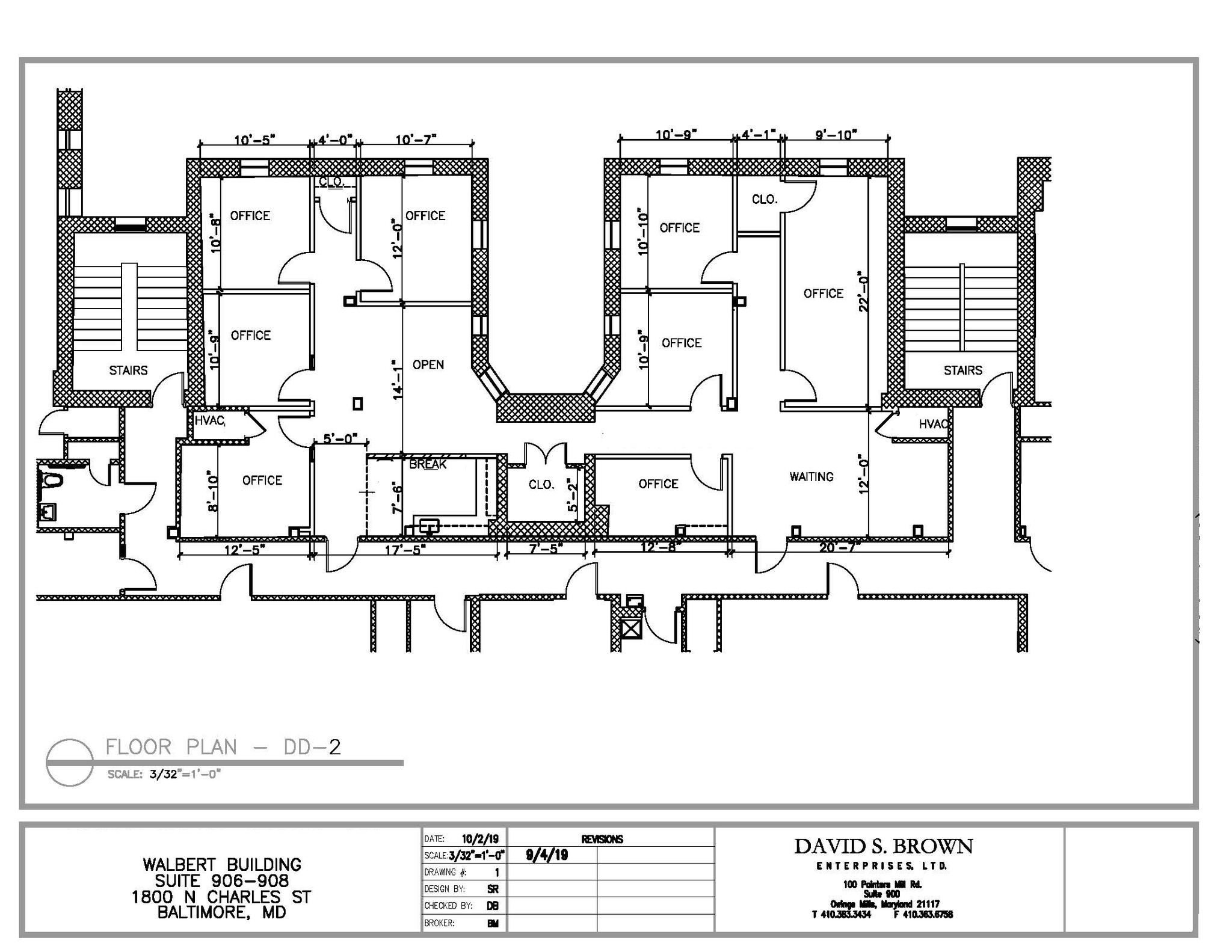 1800 N Charles St, Baltimore, MD for lease Floor Plan- Image 1 of 1