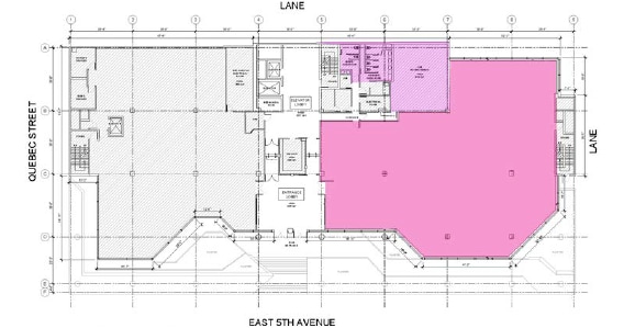 111 E 5th Ave, Vancouver, BC for lease Floor Plan- Image 1 of 1