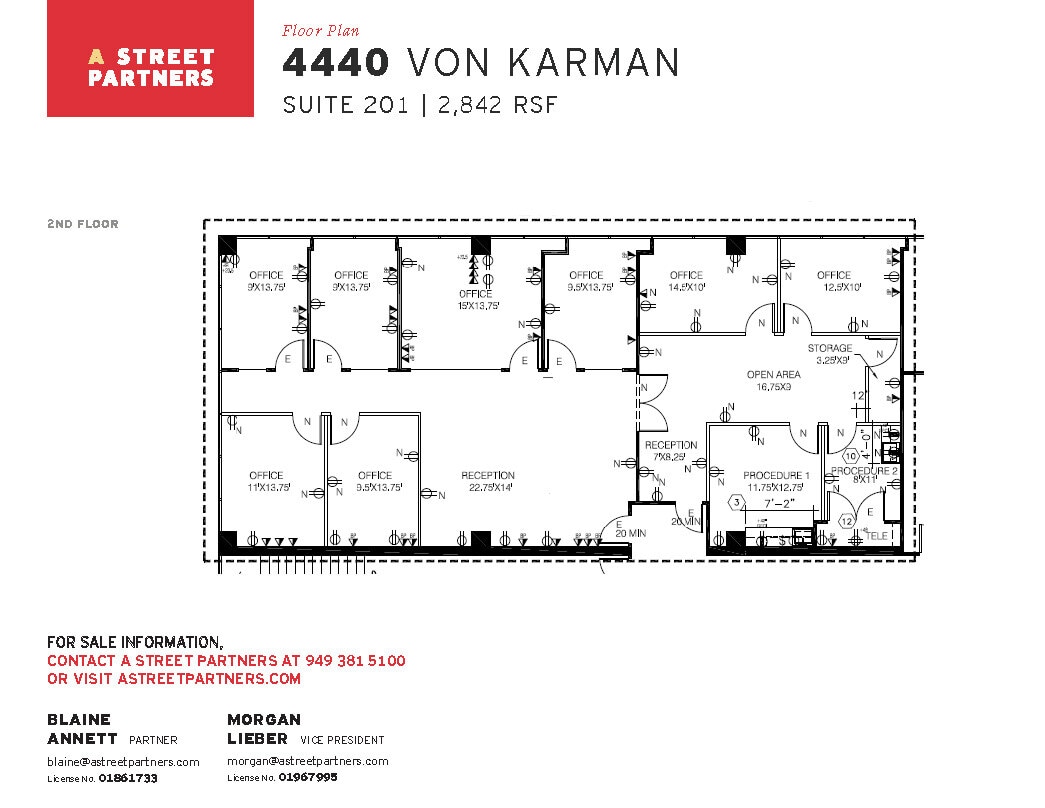 4440 Von Karman Ave, Newport Beach, CA 92660 - Unit 201 -  - Floor Plan - Image 1 of 1