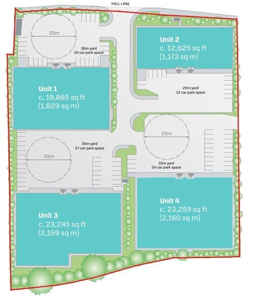 Hall Ln, Bolton for lease - Site Plan - Image 2 of 2