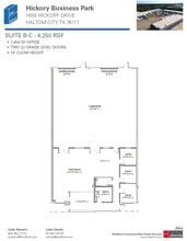 1663 Hickory Dr, Haltom City, TX for lease Floor Plan- Image 1 of 1