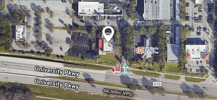 3255 University Pky, Sarasota, FL - AERIAL  map view