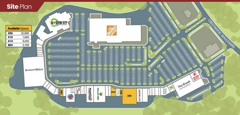 7001 Crestwood Blvd, Birmingham, AL for lease Site Plan- Image 1 of 1