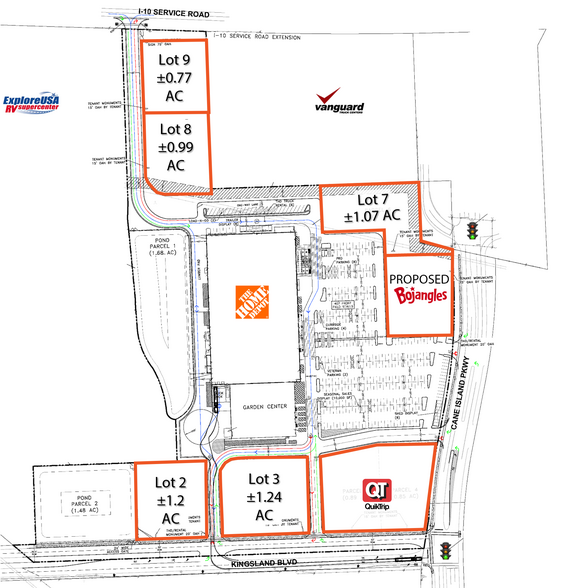 0 Cane Island Pky & Kingsland Blvd, Katy, TX for lease - Site Plan - Image 3 of 3