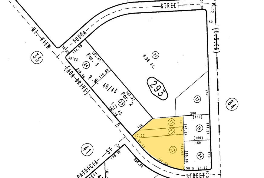 1350 E Mountain View St, Barstow, CA for sale - Plat Map - Image 2 of 2