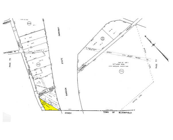 1439 Broad St, Clifton, NJ for sale Plat Map- Image 1 of 1