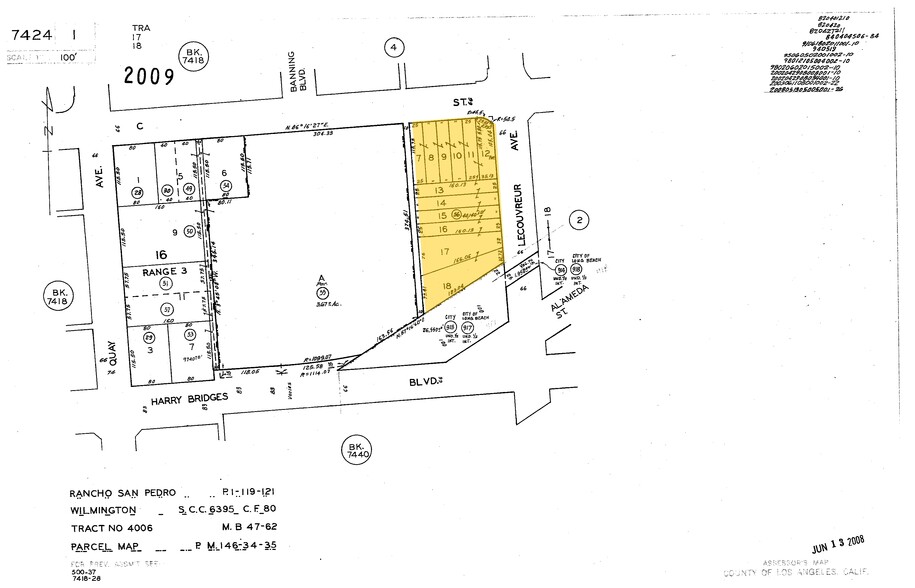 514 East C St, Wilmington, CA for lease - Plat Map - Image 3 of 3