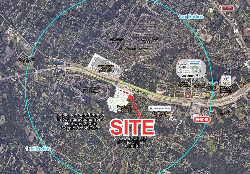 Hwy 290 & Oak Hill Parkway, Austin, TX for lease - Building Photo - Image 1 of 11