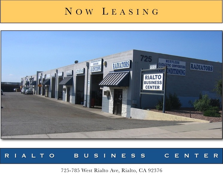 725-785 W Rialto Ave, Rialto, CA for lease - Building Photo - Image 1 of 8