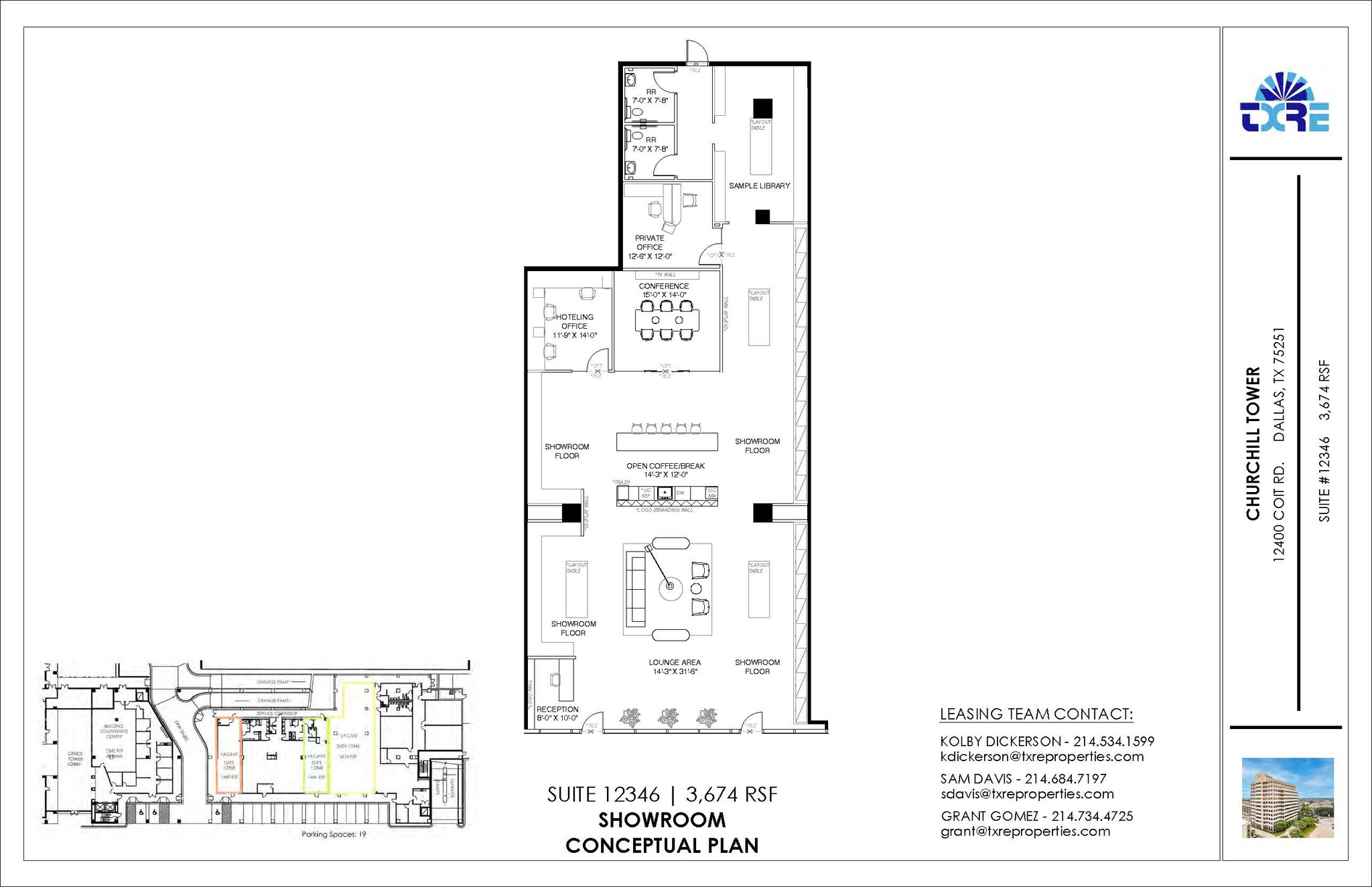 12400 Coit Rd, Dallas, TX for lease Floor Plan- Image 1 of 1