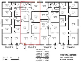 1807 Station Dr, Prattville, AL for lease Floor Plan- Image 1 of 1