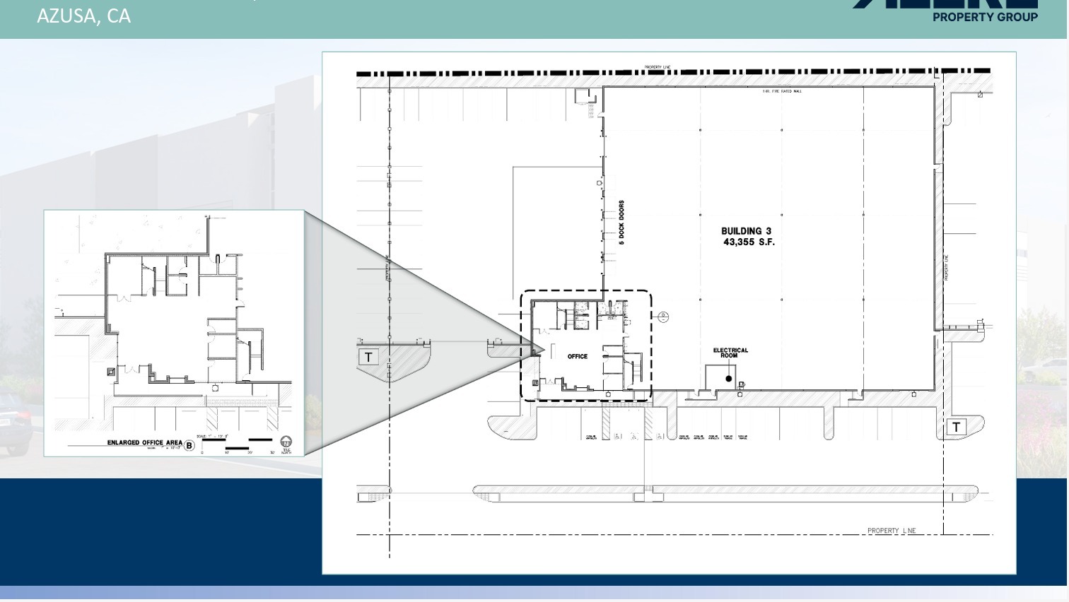 1025 N Todd Ave, Azusa, CA for lease Floor Plan- Image 1 of 1