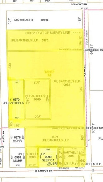 500 W Campus Dr, Wausau, WI for sale - Plat Map - Image 1 of 1