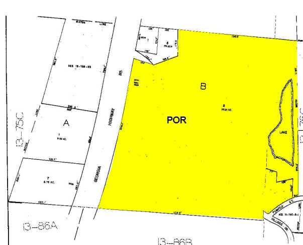 5324 Georgia Highway 85, Atlanta, GA for lease - Plat Map - Image 2 of 4