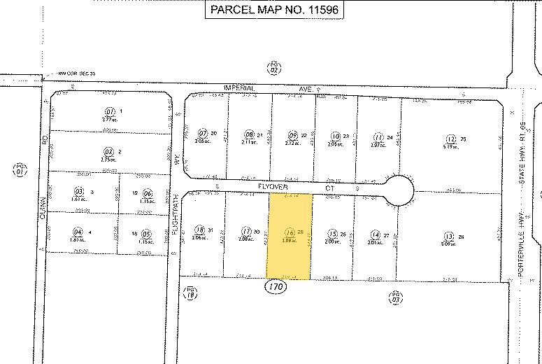 34943-34947 Flyover Ct, Bakersfield, CA for lease - Plat Map - Image 2 of 10