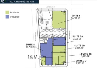 1400 N Howard St, Philadelphia, PA for lease Site Plan- Image 1 of 1