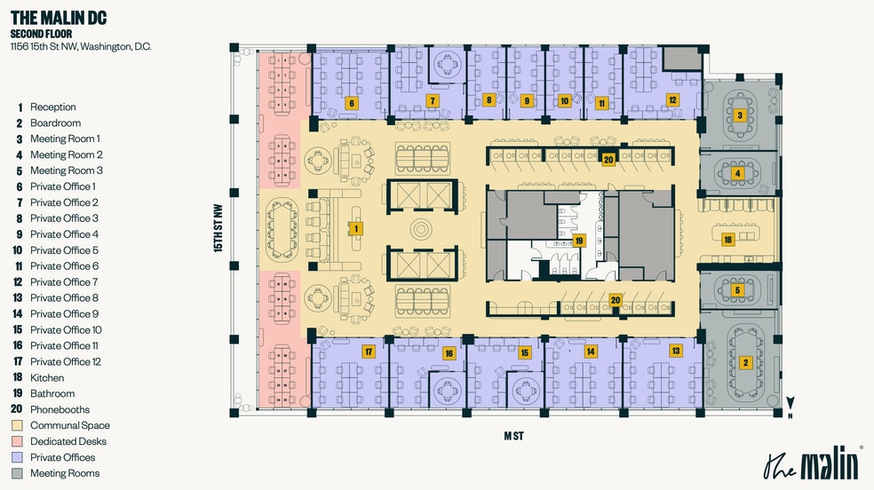 1156 15th St NW, Washington, DC for lease - Floor Plan - Image 3 of 7