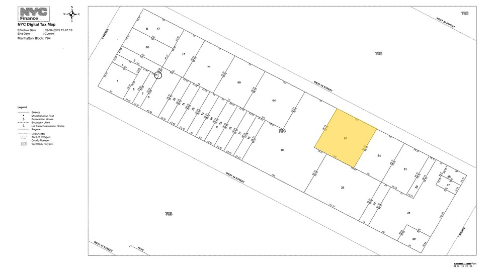 224 W 35th St, New York, NY for lease - Plat Map - Image 3 of 14