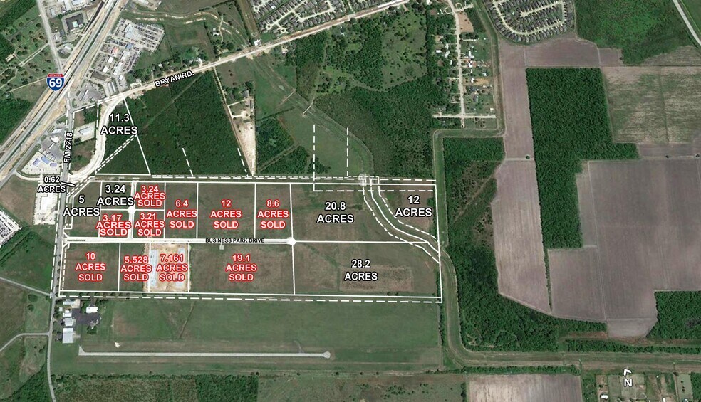 FM 2218 & Bryan Rd, Rosenberg, TX for sale - Aerial 1-21 RBP Ad copy - Image 1 of 3