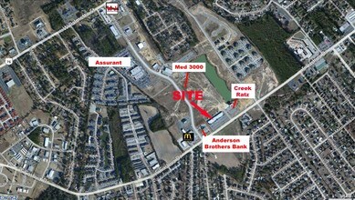 2501-2529 S Cashua Dr, Florence, SC - AERIAL map view