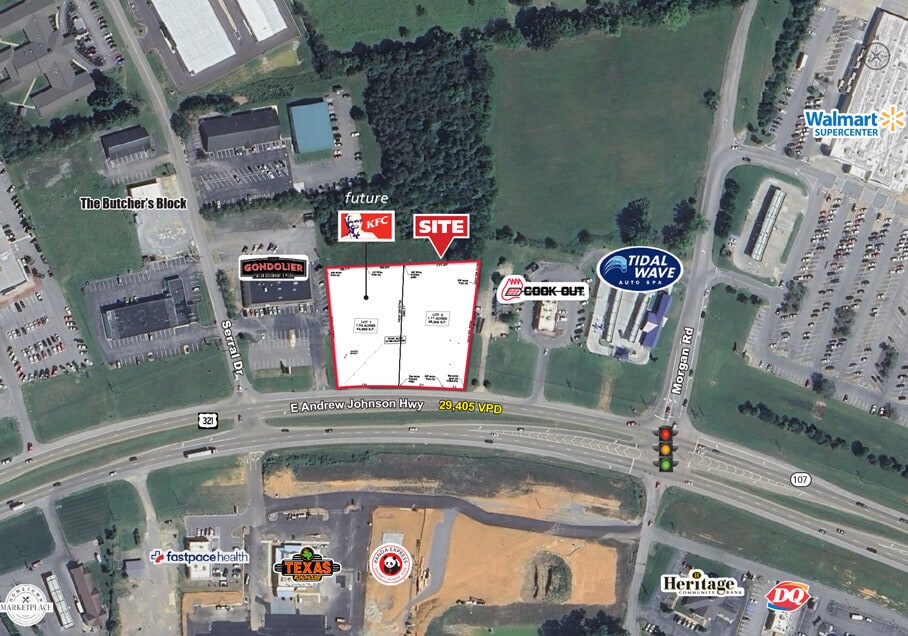 3507 E Andrew Johnson Hwy, Greeneville, TN for lease Building Photo- Image 1 of 5